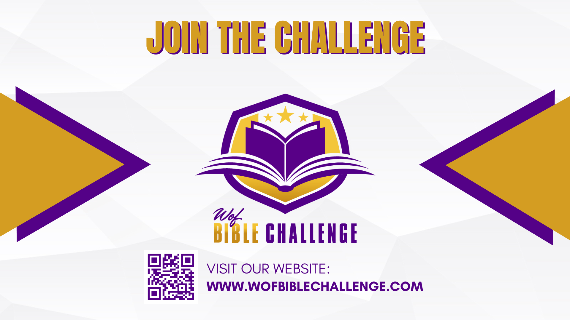 Bible Challenge Announcement Slide